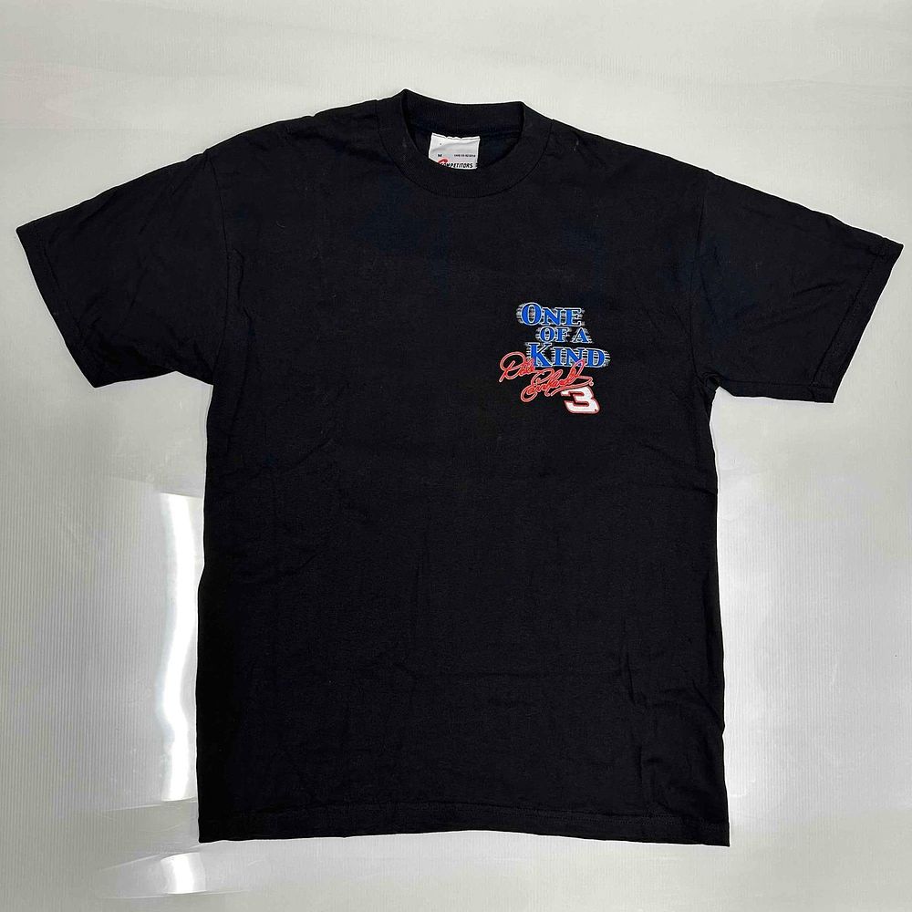 Lot 164: Dale Earnhardt One of a Kind Medium T-Shirt 7 Championships Intimidator Black Racing Shirt