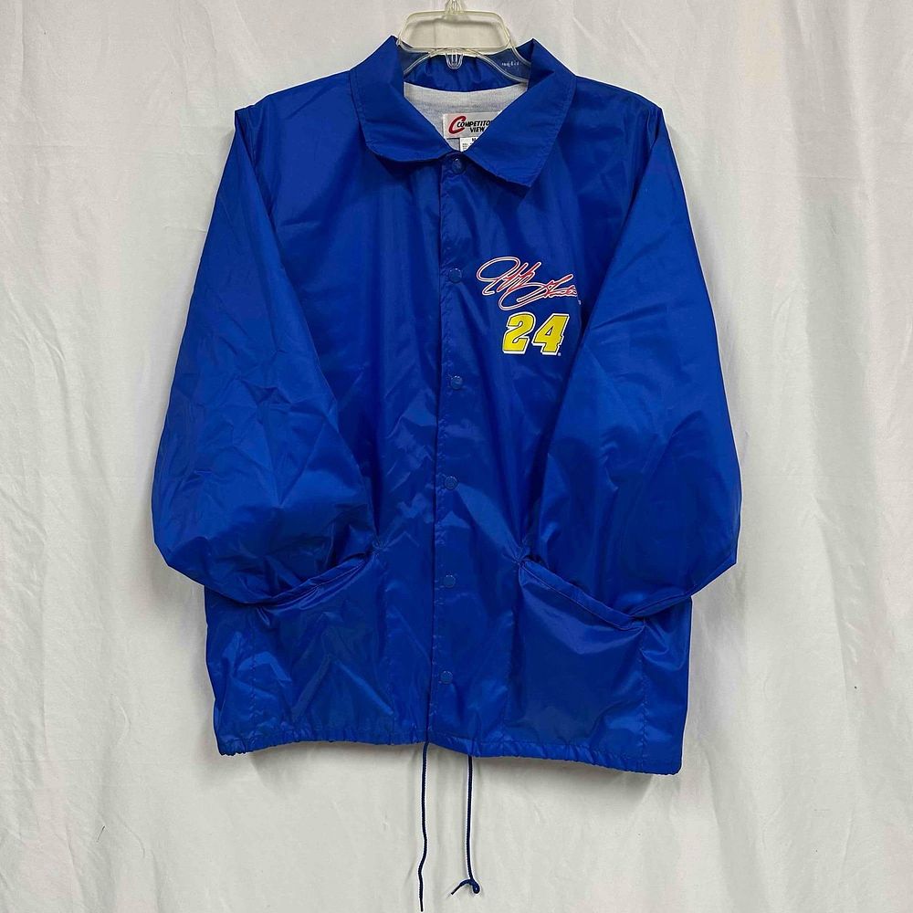 Lot 392: Jeff Gordon #24 NASCAR Competitors View Jacket Medium Blue Dupont Racing