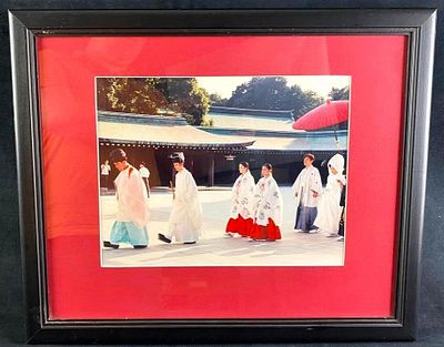 Etta Jean Juge Japanese/Shinto Wedding Procession Photo by Etta Jean Juge, showing a Japanese 