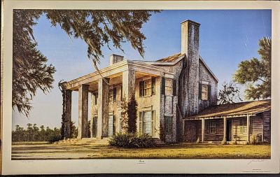 Sold Out Jim Booth LE Tara Gone With The Wind Print. Sold Out Jim Booth Limited Edition "Tara" 
