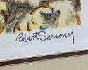 Framed & Signed Limited Edition Serigraph "The Letter" By Robert Sarsony. This lot contains a Image - 3