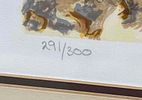 Framed & Signed Limited Edition Serigraph "The Letter" By Robert Sarsony. This lot contains a Image - 5