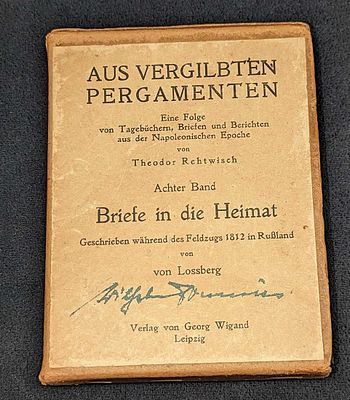 Aus Vergilbten Pergamenten Theodor Rehtwisch Vol 8. This was published by George Wigand 