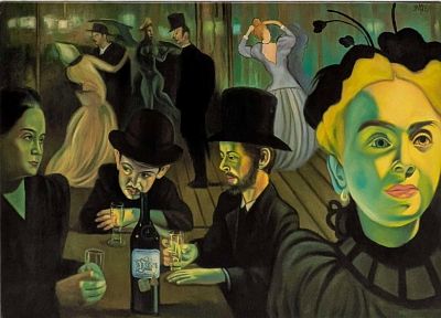 Absinthe Refined Ron English Toulouse Lautrec Print On Canvas A. This is approx 36" x 1/2" x 23 