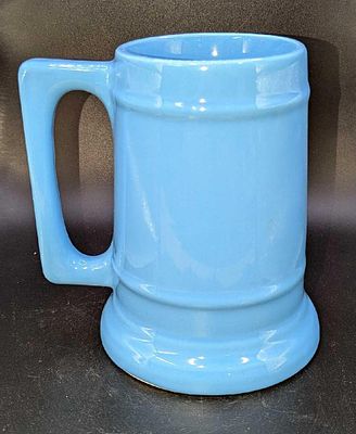 Vintage Starcrest Blue Pottery Stein. Made in the USA. This is approx 5 1/4" x 4 3/4" x 6" and 