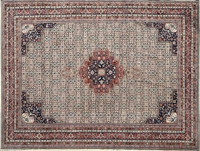 Tribal Style Pattern Design Persian Machine Knotted 10 x 14 Large Area Rug R155. The rug has a 
