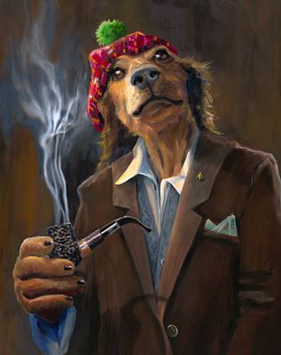 S&N Ivan Clarke "Sir Peppersford" Medium Gicl&eacute;e. S&amp;N Ivan Clarke "Sir Peppersford" Medium 