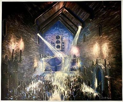 Ivan Clarke "Cathedral of Rock" Medium Gicl&eacute;e Giclee on canvas print of Cathedral of Rock by 