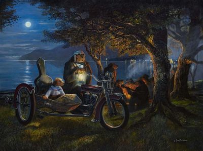 S&N Ivan Clarke "After Midnight" Medium Gicl&eacute;e. S&amp;N Ivan Clarke "After Midnight" Medium 