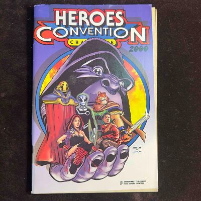 Heroes Convention Charlotte 2000 Program Gorillas Comics Art Marvel. This program from the 