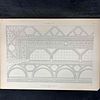 McKim Mead and White Library of J.P. Morgan NYC Architectural Print East Room Ceiling 1906. 1906 Image - 1