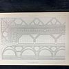 McKim Mead and White Library of J.P. Morgan NYC Architectural Print East Room Ceiling 1906. 1906 Image - 2