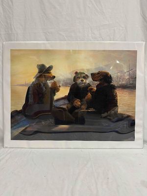 McGinty and The Wilkers Medium Giclee on Canvas Lonely Dog Ivan Clarke Sealed. McGinty and The 