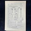 Architectural Print McKim Mead & White Rhode Island State Capitol Providence RI. Original Image - 1