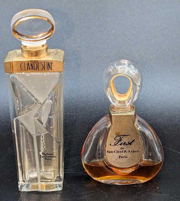 Guy Laroche Clandestine & FIRST de Van Cleef & Arpels Bottles. Guy Laroche Clandestine &amp; 