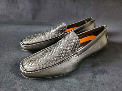 Ac Casuals Mens Black Loafers Size 9. Loafers made of durable good looking Synthetic Leather. 