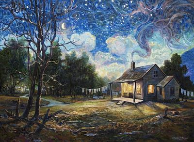 S&N Ivan Clarke "The Shack" Medium Gicl&eacute;e. S&amp;N Ivan Clarke "The Shack" Medium Gicl&eacute;e Signed 