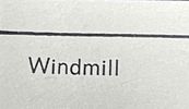 "Windmill" Print By Valdi. This lot contains a "Windmill" Print By Valdi. It is approx 10 1/2" x Image - 5