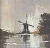 "Windmill" Print By Valdi. This lot contains a "Windmill" Print By Valdi. It is approx 10 1/2" x Image - 7