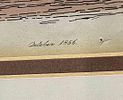 Framed Plate 1 "Gentleman's Magazine" London: 1856 Hand Colored Engraving. This lot contains a Image - 3