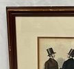 Framed Plate 1 "Gentleman's Magazine" London: 1856 Hand Colored Engraving. This lot contains a Image - 6