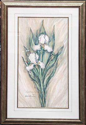 Framed S&N Barbara Klein-craig Floral Print. Framed S&amp;N Barbara Klein-craig Floral Print. 