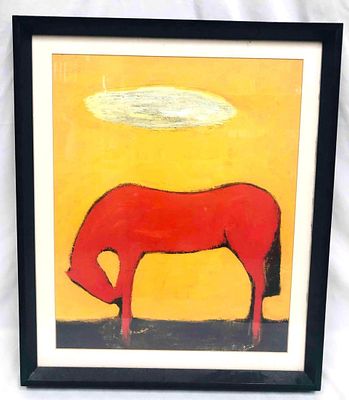 Framed Print Of Under A Cloud By Karen Bezuidenhout. This lot contains a Framed Print Of Under A 