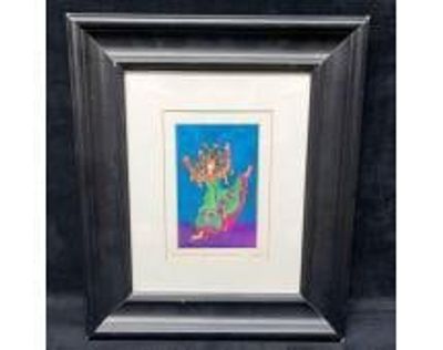 Framed Digital Art "She Who Has a Great Attitude" By Suzyt. This lot contains a Framed Original 