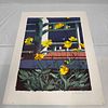 Yellow Flowers Wilcox Artist Proof AP Serigraph Lot of Six 6 Serigraphs. Two Artist Proof Image - 5