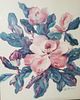 Magnolia Painting Print by Della Storms. This piece of artwork is a print with an estate Image - 2