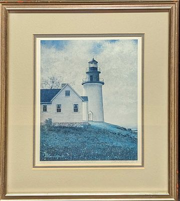 S&N Framed David Knowlton Spring Morning Print Lighthouse. S&amp;N Framed David Knowlton Spring 