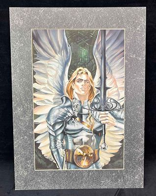 Ruth Thompson Print "Michael The Lord Of Hosts". This lot contains a Ruth Thompson Print 