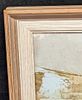 Vintage Framed Jean Amiot Fishing Boats In Harbor. The framed print is approx 29 1/2" x 1" x Image - 3