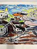 Lonely Dog Ivan Clarke Late for Christmas Medium Giclee on Canvas Houndangels. Giclee on canvas Image - 4