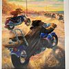 Bound For Beaconsfield Ivan Clarke Lonely Dog Series Medium Giclee on Canvas. Giclee on canvas Image - 3