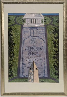 S&N Absolut Statehood: Washington D.C. Judy Byron Print. S&amp;N Absolut Statehood: Washington 