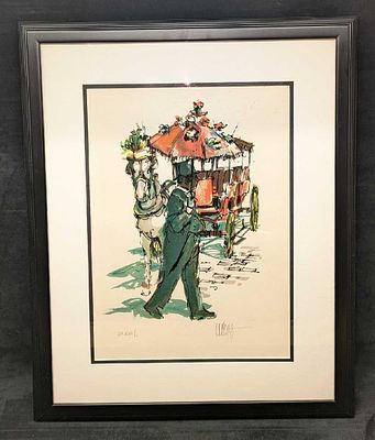 Framed Wayland Moore Sugarfoot AP Lithograph R69. This one is signed and numbered by the artist 