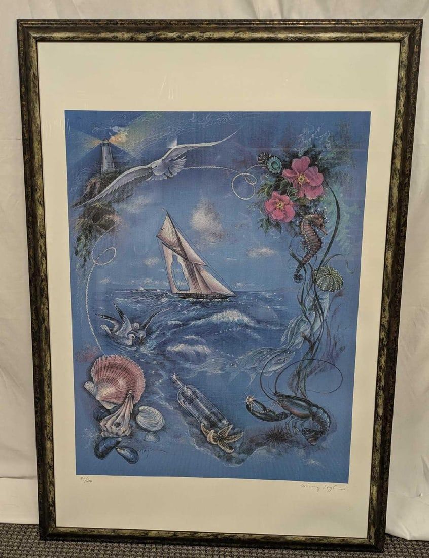 Lot 478: S&N Absolut Statehood: Rhode Island Winona Taylor Print