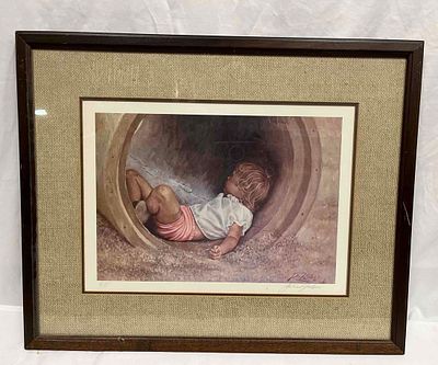 Hand Signed Artists Proof "Playtime" By Julian Gilbert. This lot contains a Hand Signed Artists 