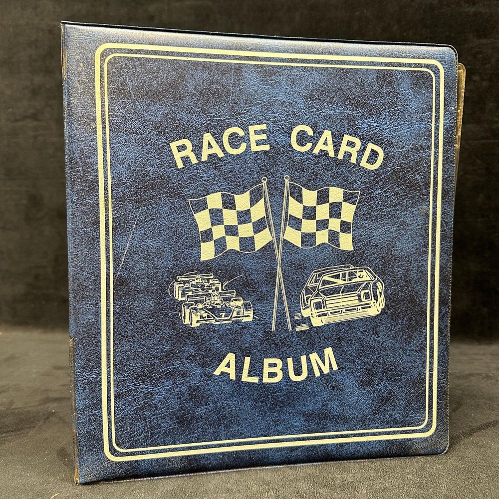 Lot 329: NASCAR Racing Card Collection Binder Featuring Richard Petty Dale Earnhardt Mark Martin