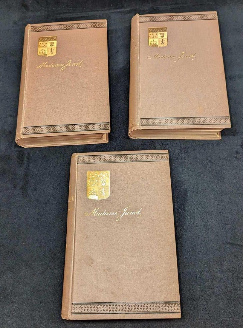 Lot 413: 3 Volumes Memoirs Of Madame Junot Hardcovers