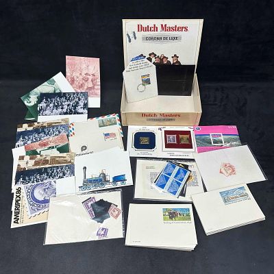 Stamps Collection 22KT Gold Replica Stamp Set Post Cards. The US American stamps are able to be 