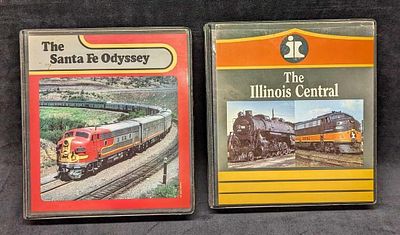 Illinois Central & Santa Fe Odyssey Trains Double VHS Sets. Illinois Central &amp; Santa Fe 