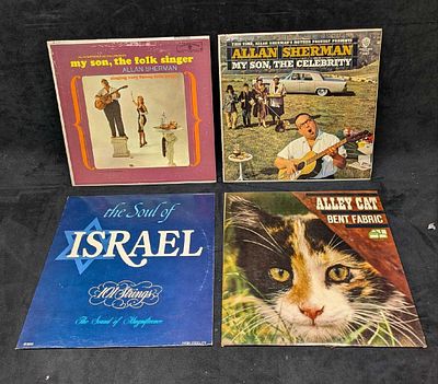 4 Allan Sherman Alley Cat 101 Strings LPs. This lot includes: 
(1) 101 Strings ?– The Soul Of 