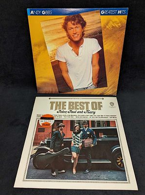 Andy Gibb's Greatest Hits Best Of Peter, Paul And Mary LPs. This lot includes: 
(1)?Andy Gibb ? 
