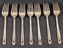 Seven Vintage Eternally Yours Silverplate Forks. This lot includes eight " Eternally Yours" Image - 1