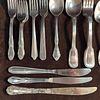 Collection Stainless Steel Silverware Flatware Lot of 25 Twenty Five. This silverware set Image - 1