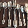 Collection Stainless Steel Silverware Flatware Lot of 25 Twenty Five. This silverware set Image - 2