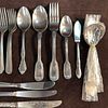 Collection Stainless Steel Silverware Flatware Lot of 25 Twenty Five. This silverware set Image - 3