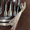 Collection Stainless Steel Silverware Flatware Lot of 25 Twenty Five. This silverware set Image - 4